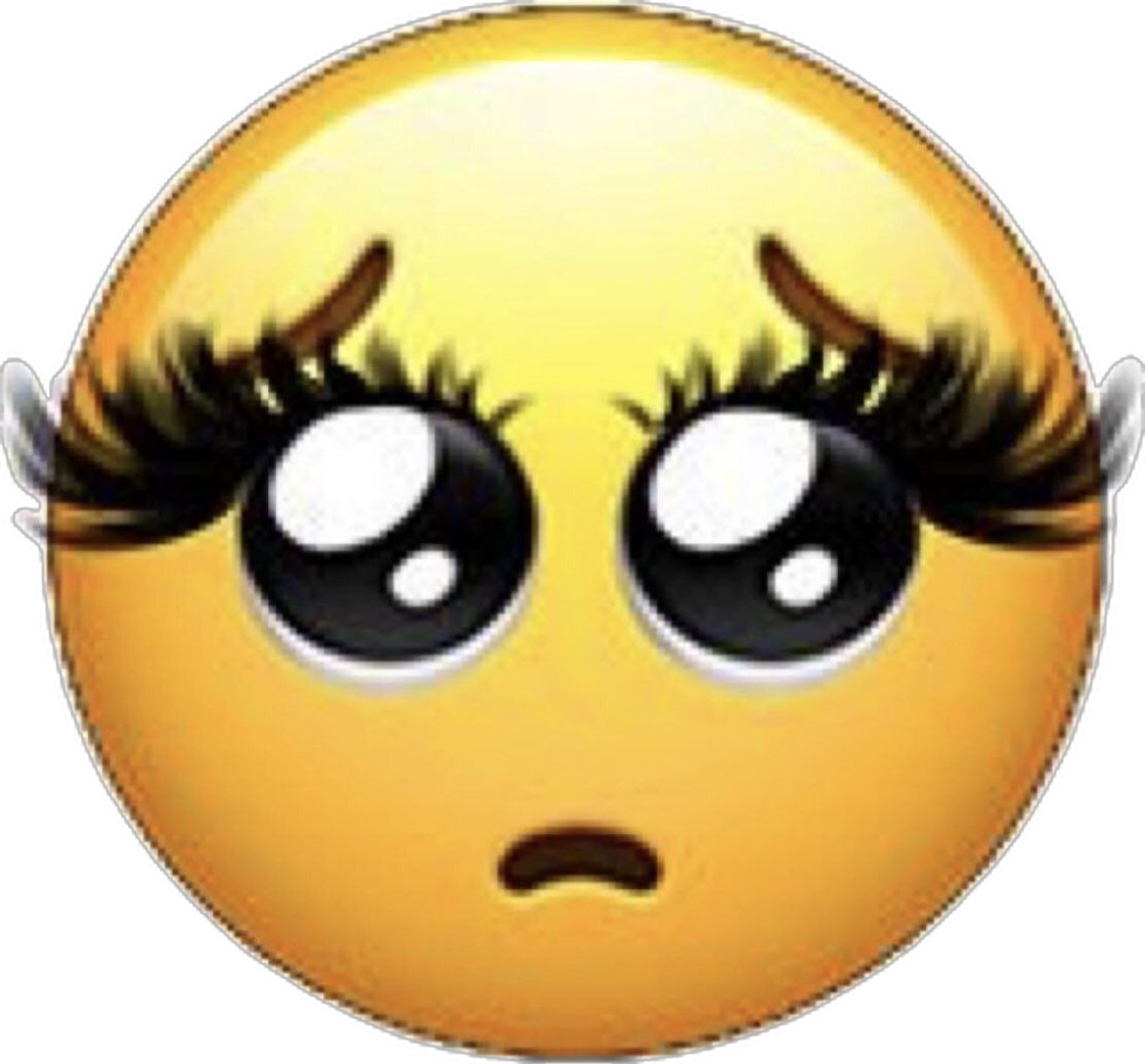 Pleading Face with Big Eyelashes