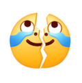 crack-up emoji