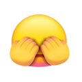 not-looking emoji