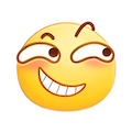 Sly Grin emoji