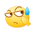 wipe-sweat emoji