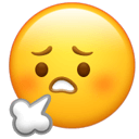 sigh emoji